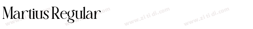 Martius Regular字体转换 Martius Regular字体转换